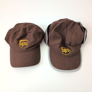2 Set UPS Hats Bundle WearGuard Winter Ear Flap Cap & Cooling Performance Hat